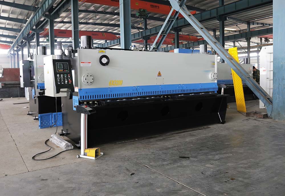 Pneumatic CNC Hydraulic Guillotine Shear Machine QC11K-1X3200 E21S System