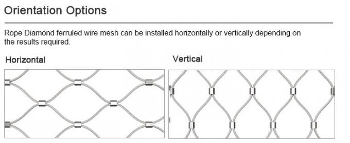 316 Flexible Stainless Steel Cable Mesh Netting Balustrade For Marinas 2