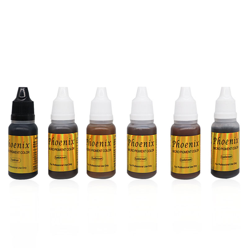 Phoenix 17 Colors Plant Extract 15ml Permanent Makeup Pigments