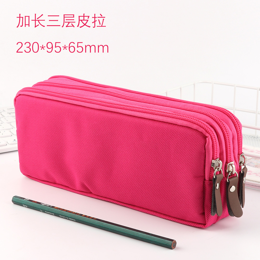 Large Capacity Pencil Case School Pen Case Supplies Pencil Storage Bag Students Pencil Cases Big Pen Box Pouch Stationery