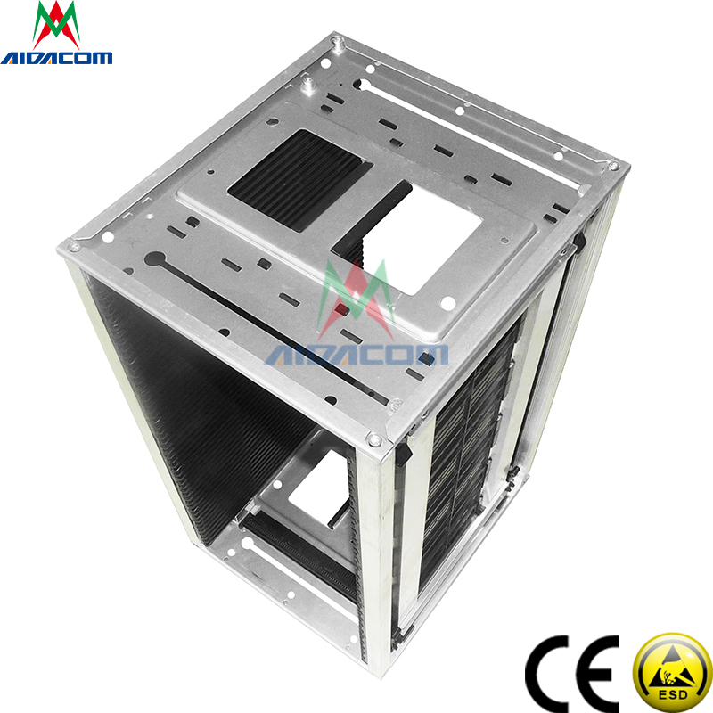 Static Dissipative 80 Degree 563mm Height SMT Magazine Rack