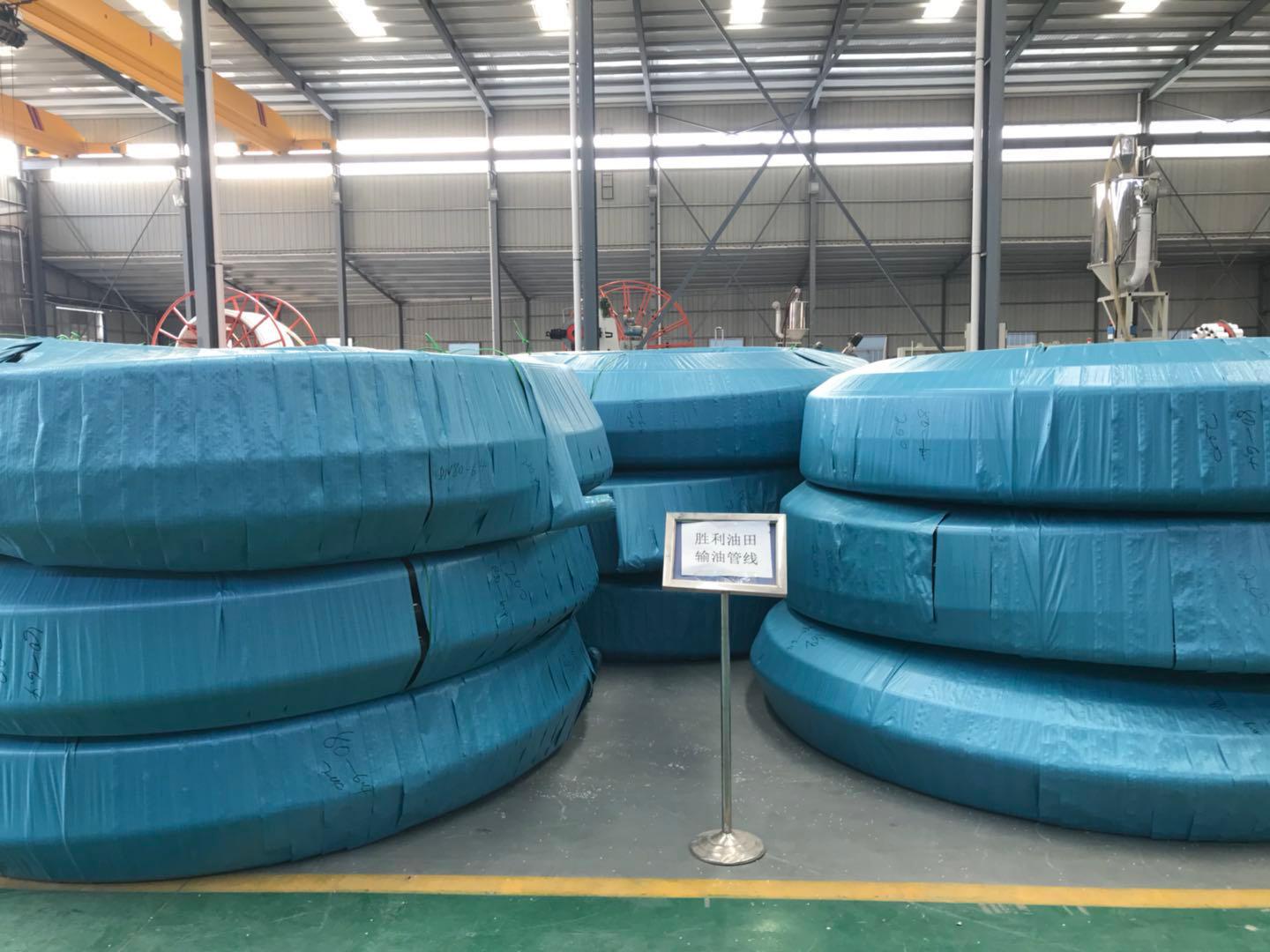 Reinforced UHMW PE Pipe , Composite Non Metallic Pipe Materials