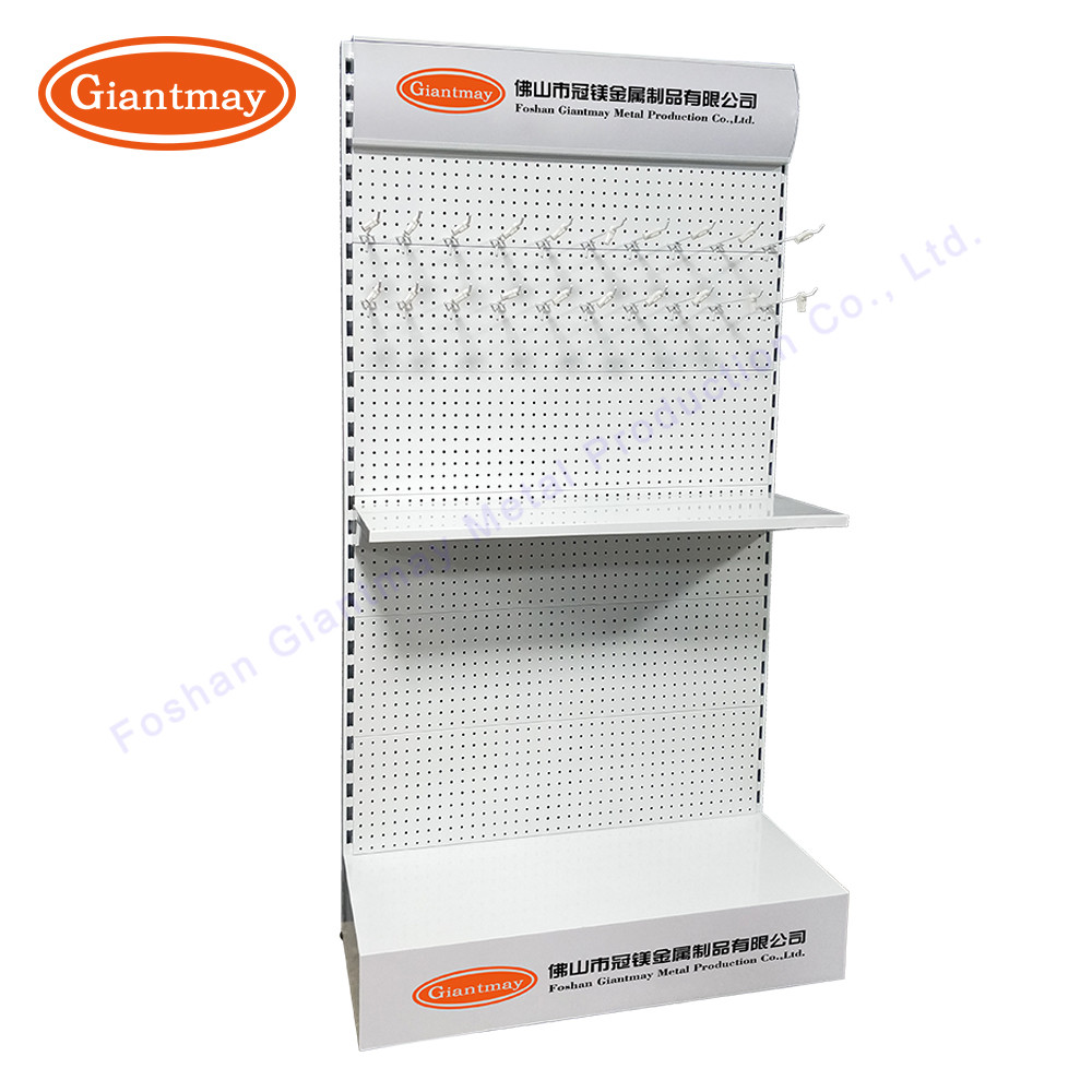 Professional Pegboard Metal Product Displays Hook Display Stand