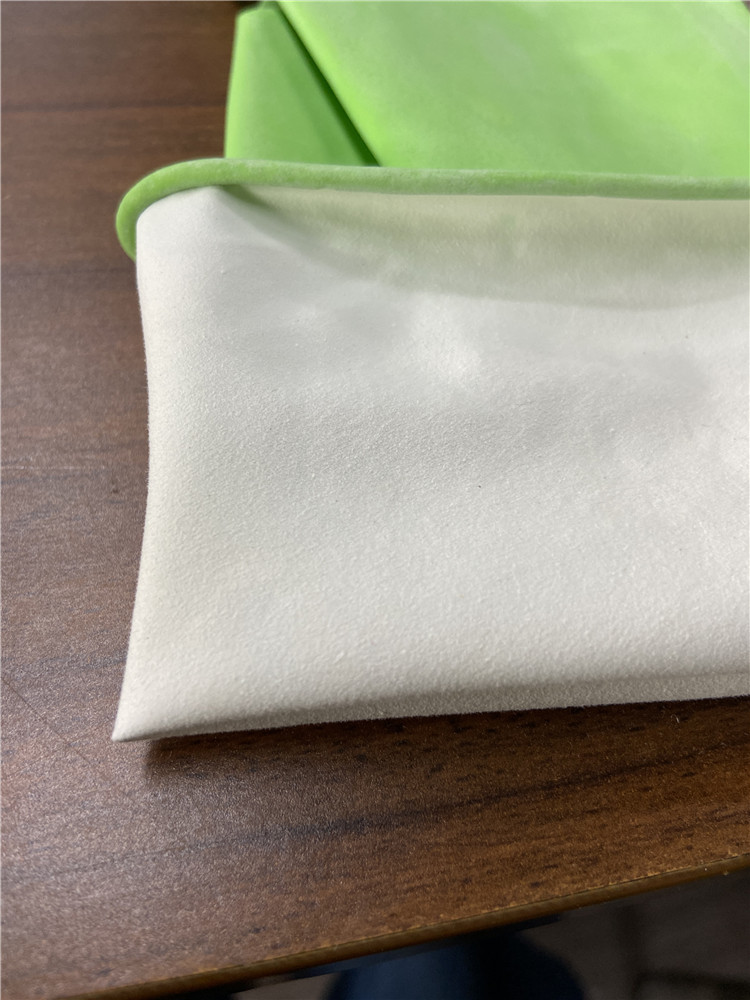 300mm Green M50g Flock Lined Latex Gloves For Cleaning Window