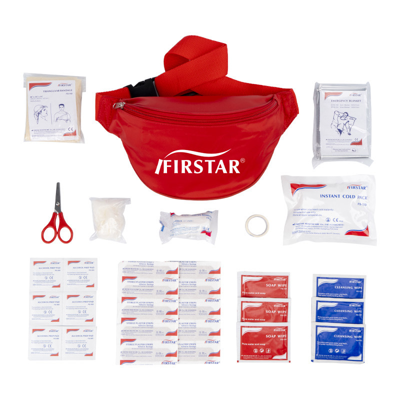 BSCI Travel First Aid Kits Small Soft Bag Belt Loop For Outdoor Activities