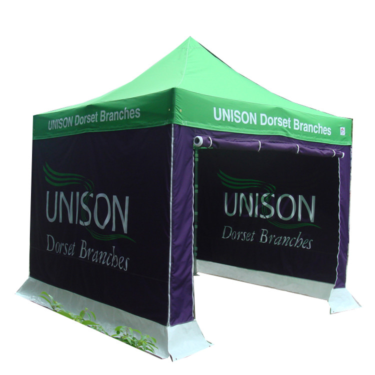 Anti UV 4X4 Marquee Canopy Tent CMYK Heat Transfer Printing With Wall