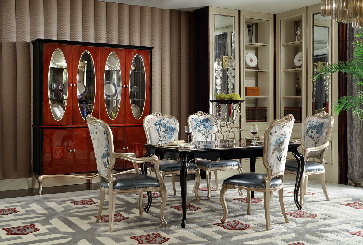 Villa house luxury furniture of Coffee table and Leather chaise chairs for Living lobby furniture China factory selling