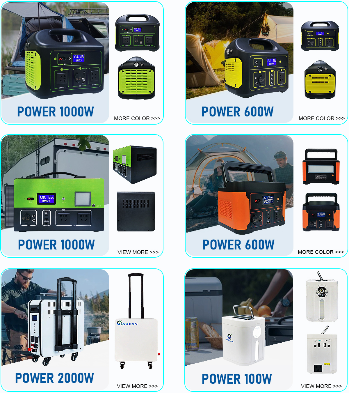 UPS LifePO4 Portable Power Station Battery 1000W For Emergency Back Up