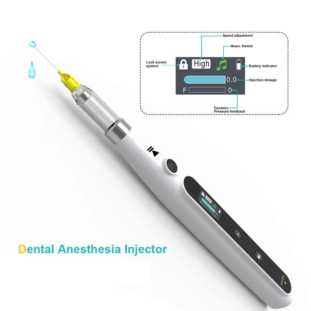 Portable Dental Anesthesia Injector Oral Jet Injector Local Anesthesia