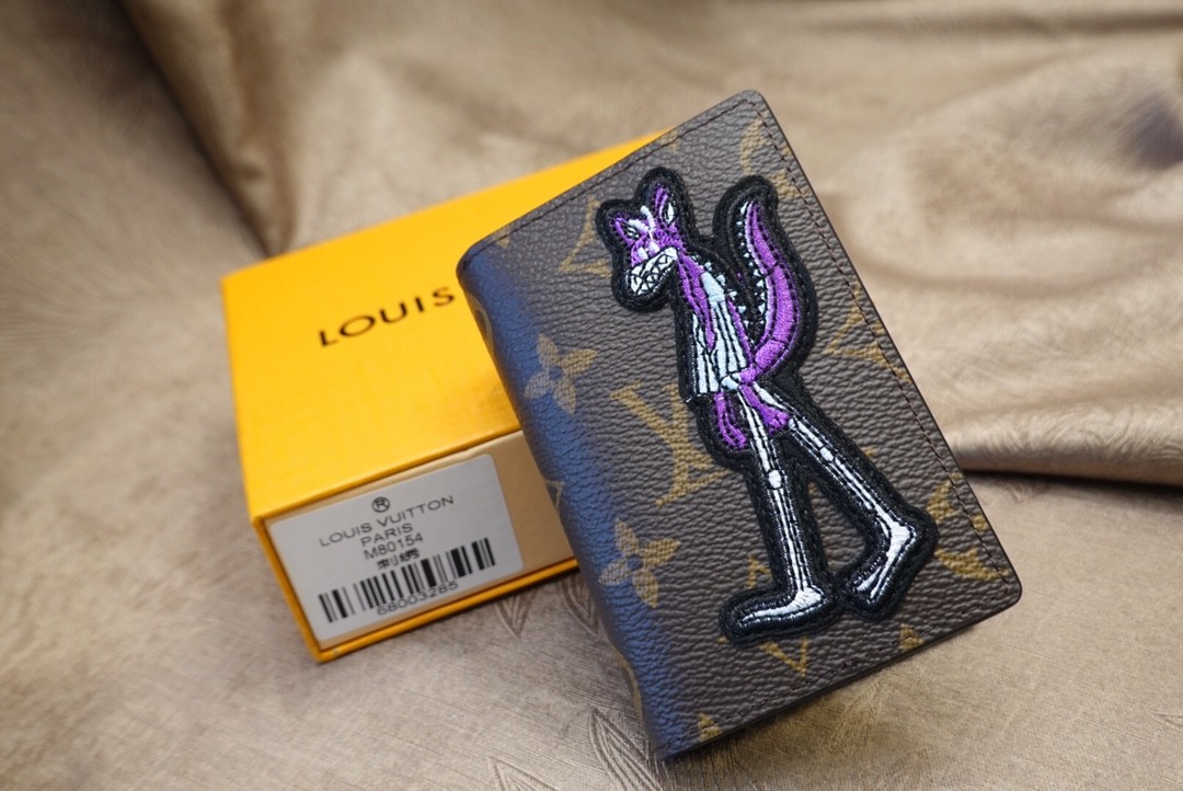 Cartoon Embroider Luxury Brand Wallet