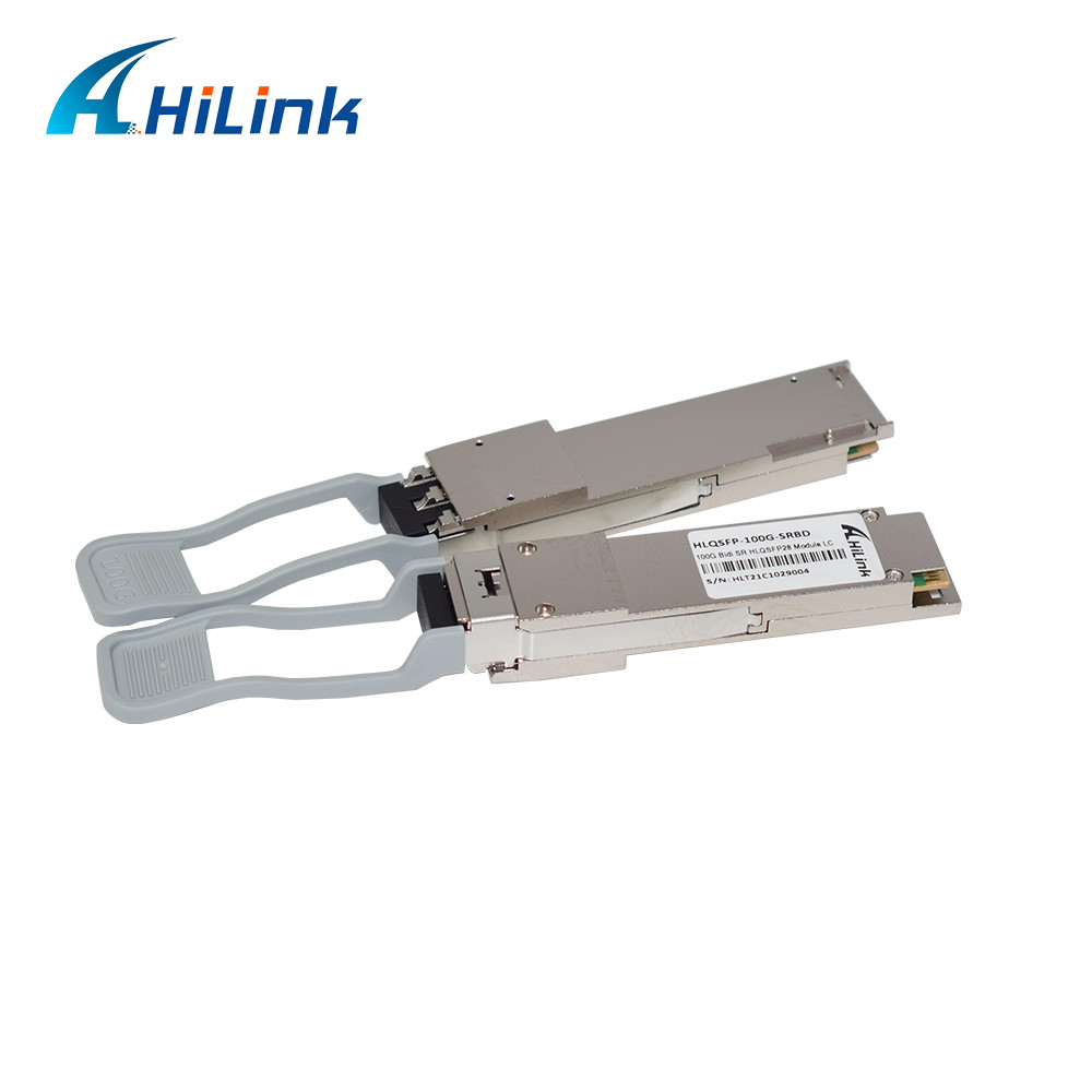 SRBD 100G QSFP28 Transceiver Dual Rate Multimode 850/900nm Duplex LC PAM4 Optical Module