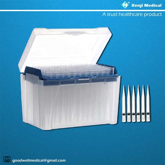 Renji Medical Filtered Pipette Tips 1000ul compatible with Eppendorf