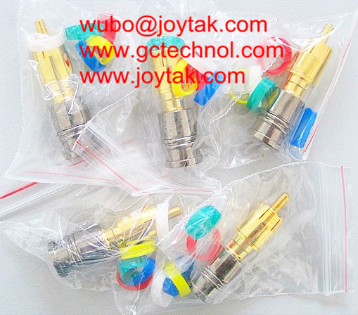 RCA Coaxial Connector RCA Compression Type for Mini 174 Coaxial Cable security cameras connector RCA type