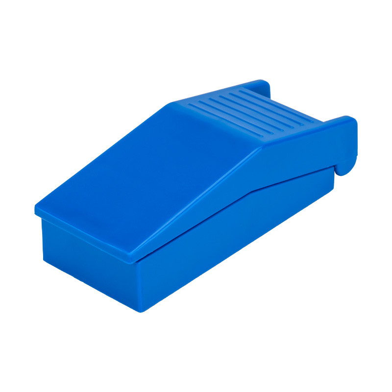 Blue PP Portable Pill Cutter For Small Large Pills Crusher Splitter With Dispenser