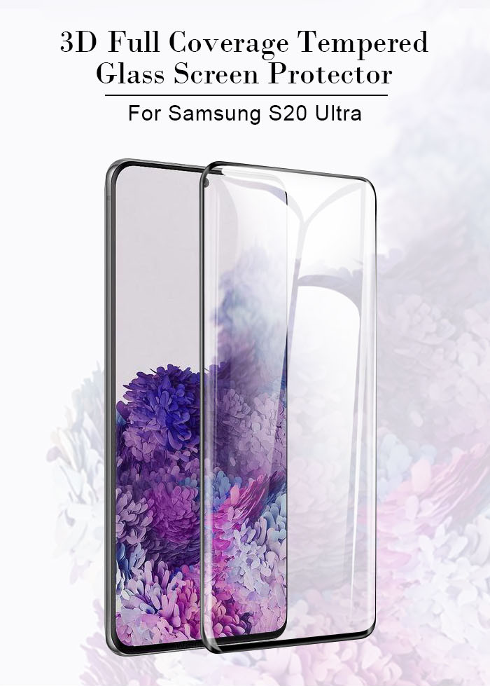 Samsung S20 Ultra 3D Full Cover 9H Tempered Protector