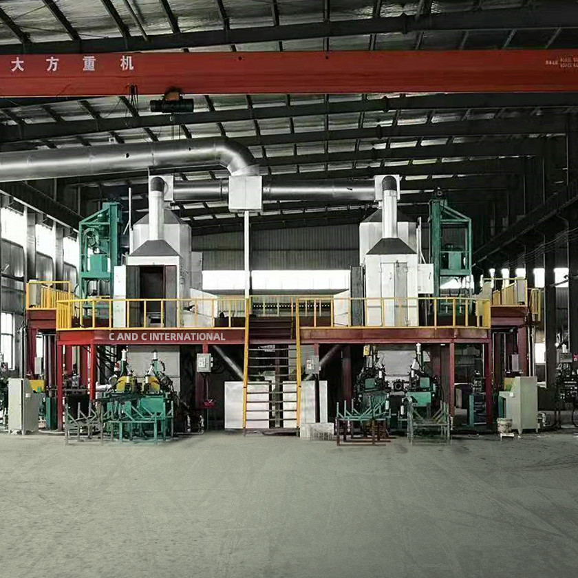 Single Ladle 380V 2500kgs 60mm Brass Rod Production Line