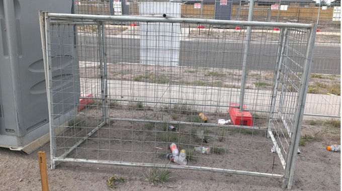 High quality construction building temporary rubbish cage