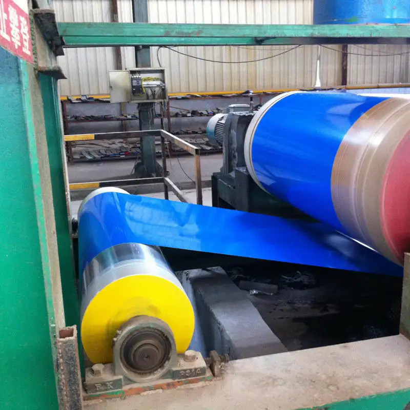 Commercial Pre painted Galvanized / Galvalume Steel Coil Akzo Nobel / Beckers / Valspar / PPG EN10142