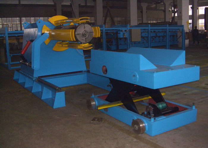 Hydraulic Decoiler For Color Steel Roof Sheet Roll Forming Machine