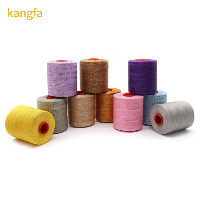 260m Leather Sewing Flat Wax Thread in 0.8mm Thickness with 240 Color Options