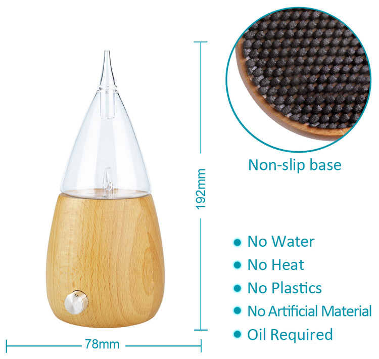 70ml 7 Color Changing Waterless Nebulizing Essential Oil Diffuser