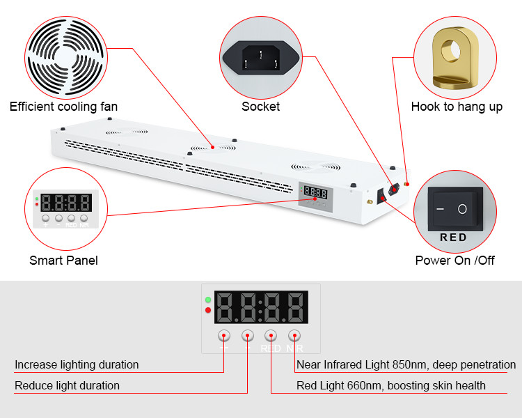 Whole Body LED Light Therapy Home Device With Timer 3 Year Warranty