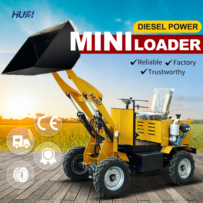 Small Size Mini Bucket Loader 300kg 400kg for Easy Operation and Material Handling
