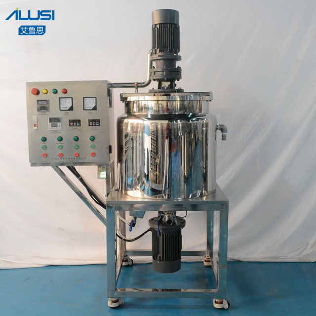 Industrial Chemical Liquid Homogenizer Emulsifier Mixer Detergent Heated Mixing Reactor Tank Agitator Blender