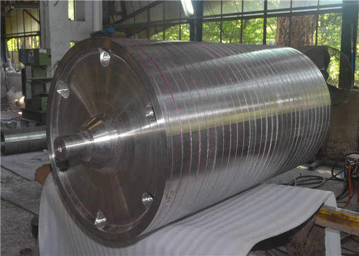 Big Diameter Paper Machine Spare Parts Press Section Grooved Roll