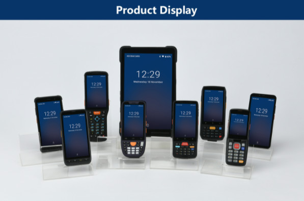 Android 8.1 Handheld Data Collector Barcode Scanner With Display Screen