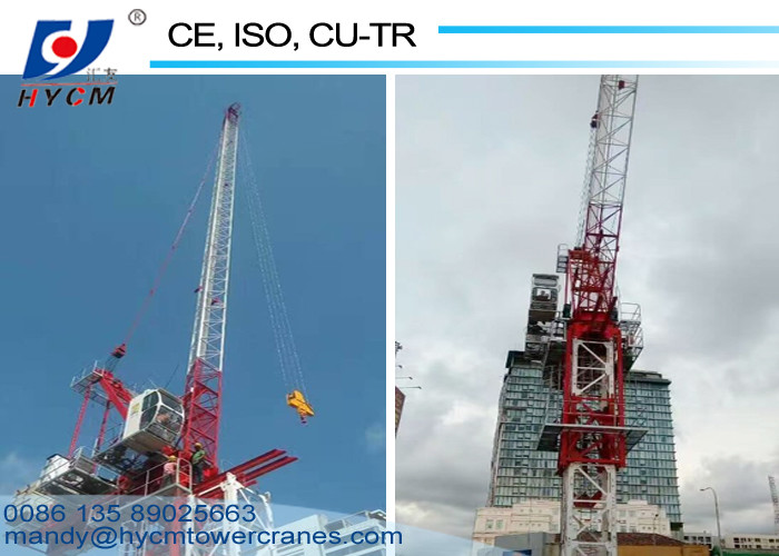 QTD63 Luffing Jib Tower Crane with 25m Boom and 6.0ton Max. Load Construction Crane