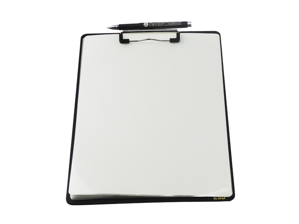 A4 3mm ESD Clip Board ESD Protected Area Products