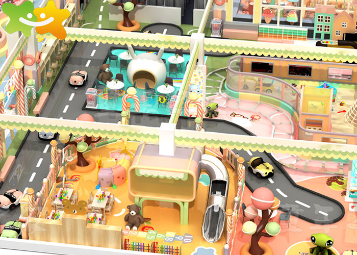 3-12 Years Old Kids Indoor Playground Equipment High Altitude Challenge