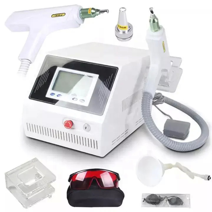 Big Power Small Case Nd Yag Laser Tattoo Removal Pigment Removal Device