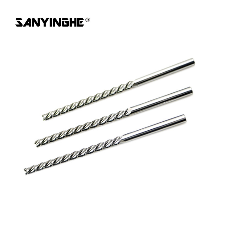 High Performance Tungsten Roughing End Mill 3 Flute Carbide Square