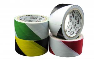 China Safety Signage Floor Marking Tape PVC Underground Marking Tape Double Color Green White on sale