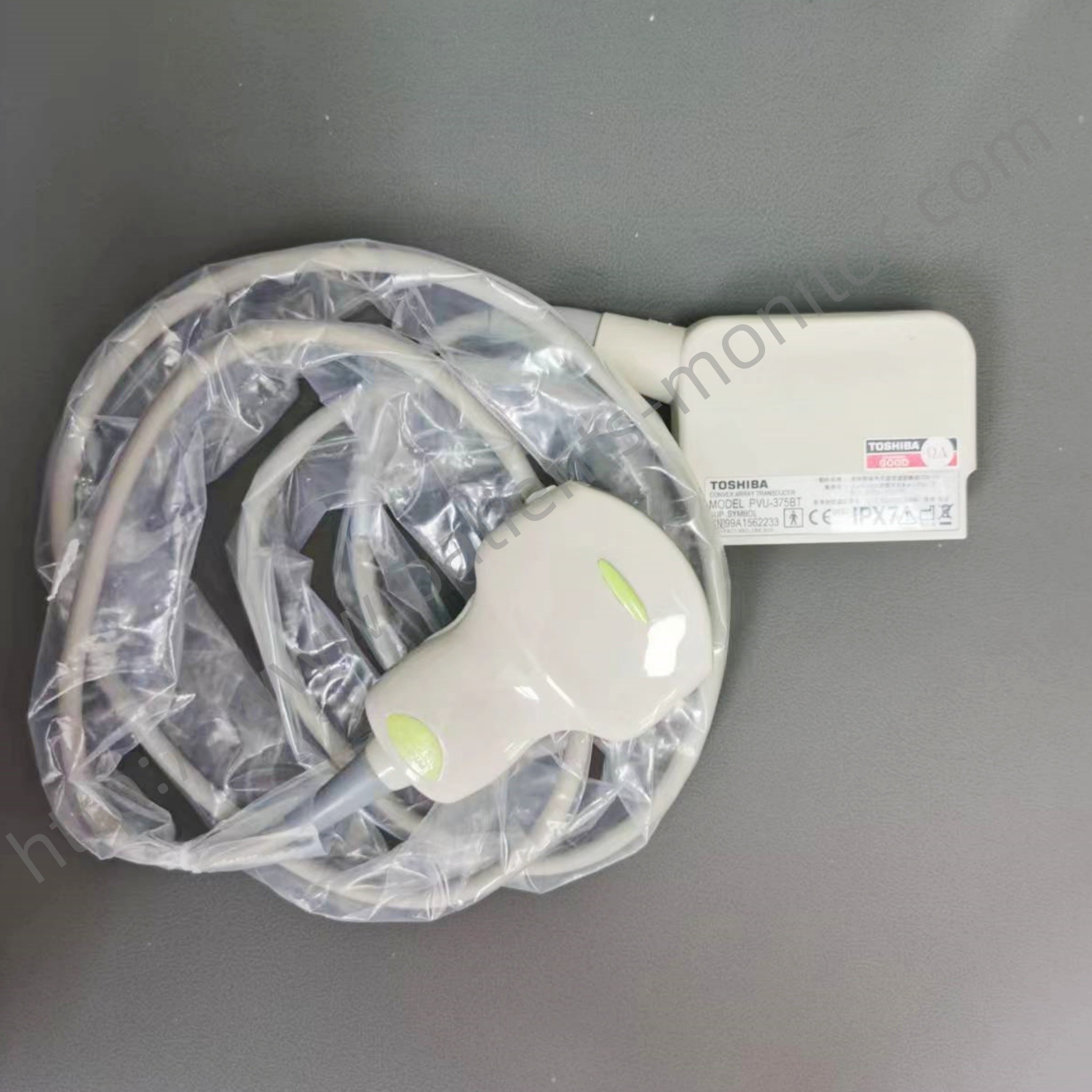 Toshiba Xario 100/200 System Ultrasound PVU-375BT Convex Array Transducer Probe 1.9 - 6.0MHz