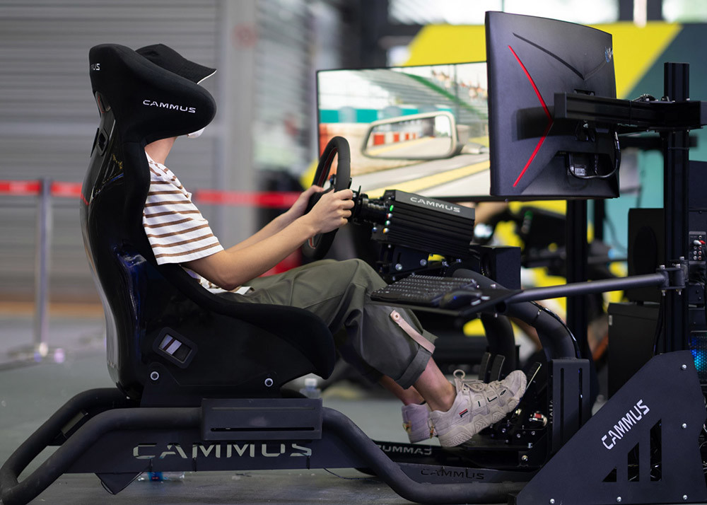 CE FCC Certified Servo Motor Sim Racing Rig Simulator For Amusement Park