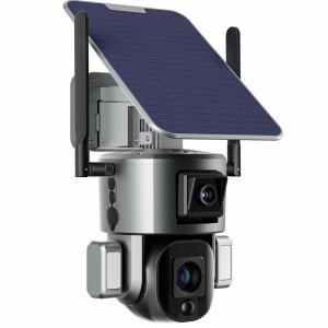 Buy cheap PIR Motion Detection 20000mAh 4k Solar Security Camera Wireless Solar CCTV Camera product