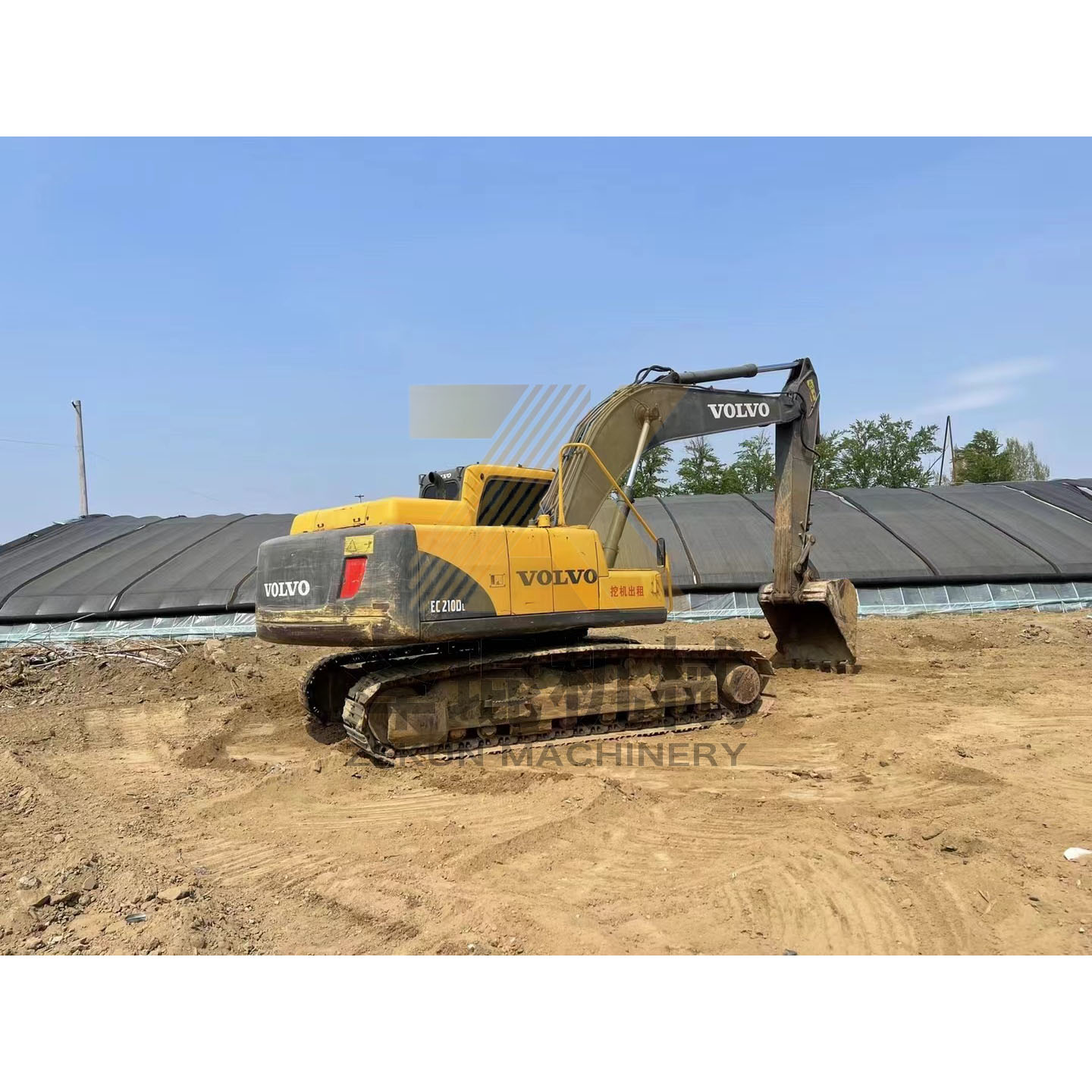 Volvo EC210BLC 240BLC 290BLC Crawler Excavator with 1.1 m3 Bucket Capacity and 123 KW