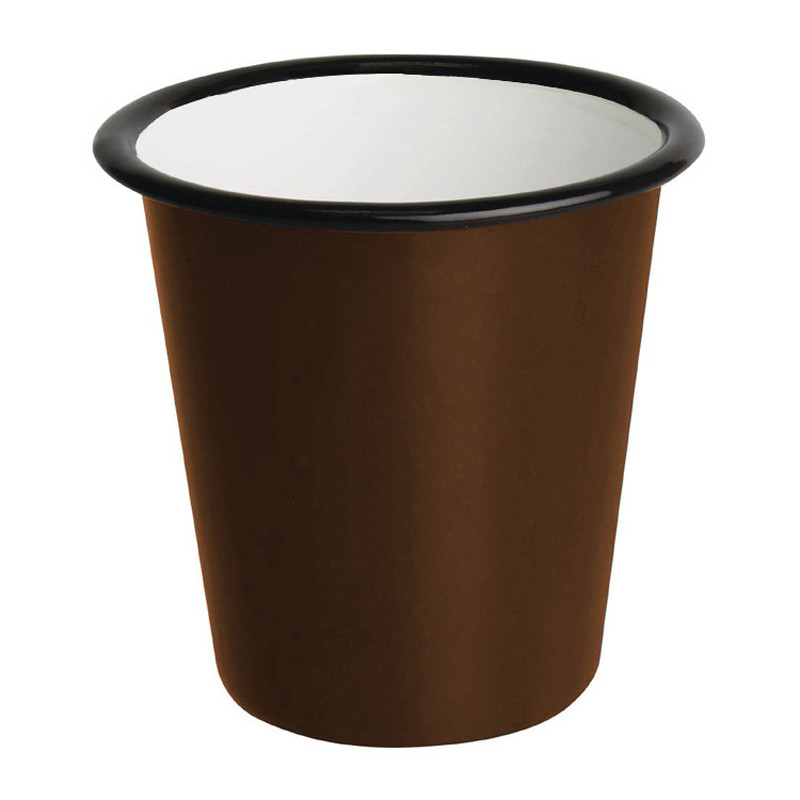 Elegant Promotional Gift Enamelled Cup Water Cup Logo Customized