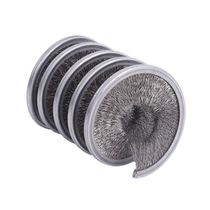 Red Inside Coil Nylon Spiral Brush Cleaning Rope And Chain Cleaning Brushes