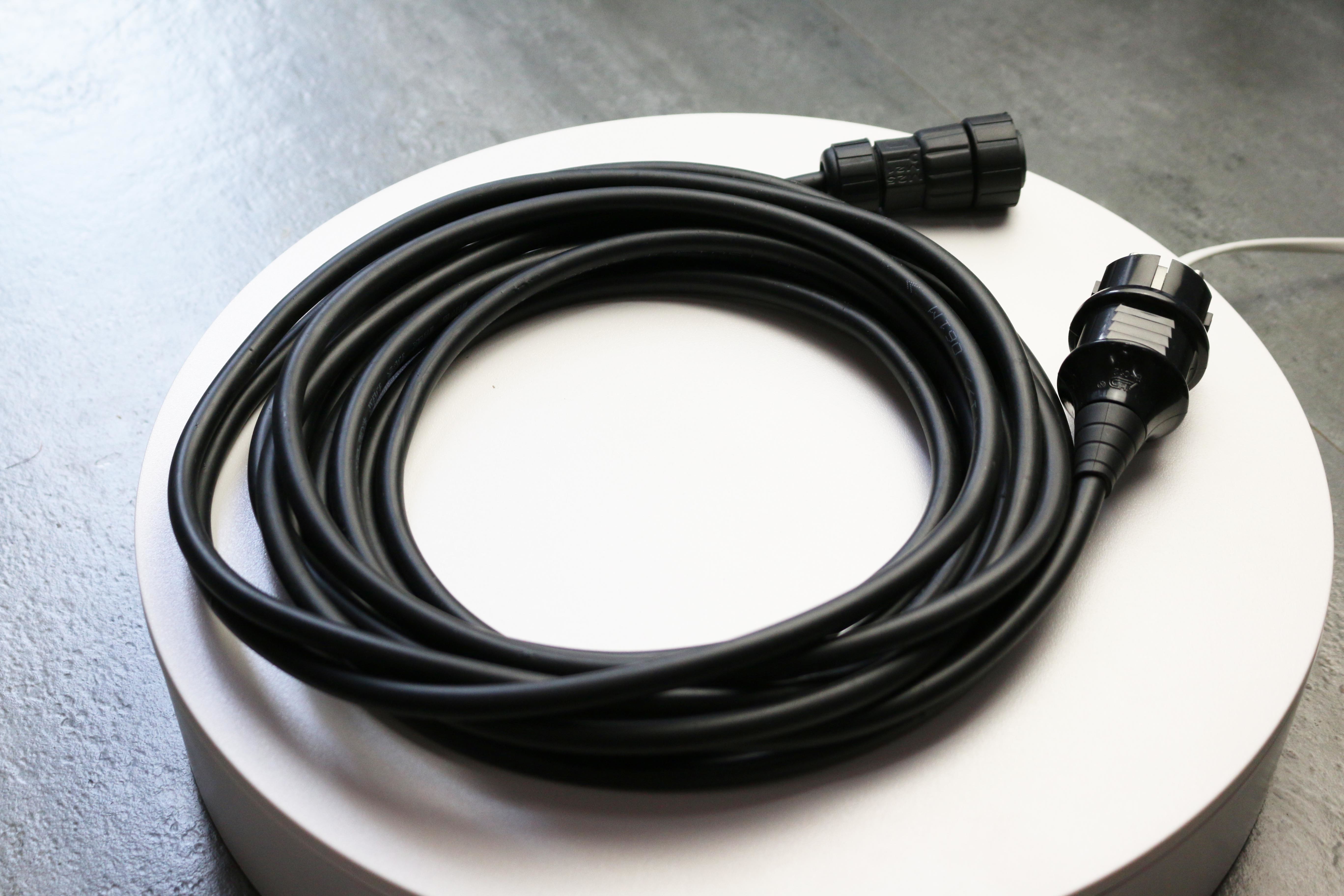 Copper Black 10m Solar Ac Cable Connect Micro Inverter Conductivity