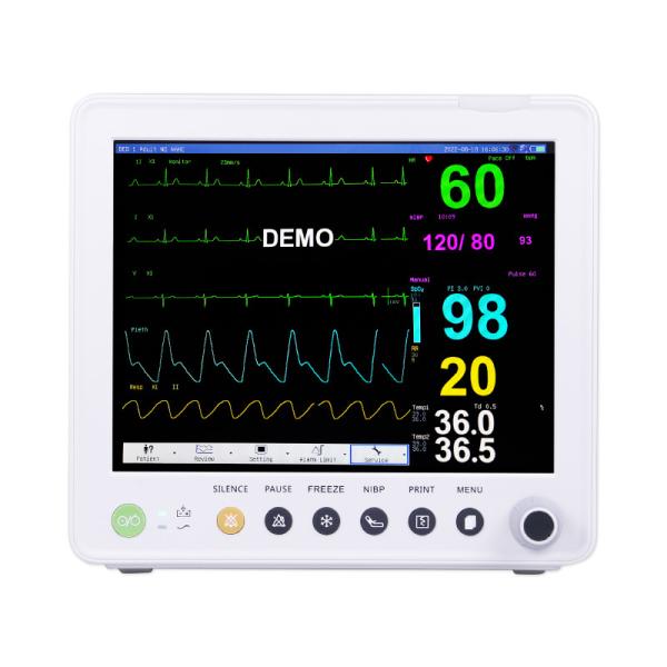 Medical equipment hospital clinic vital signs monitor ICU bedside multi