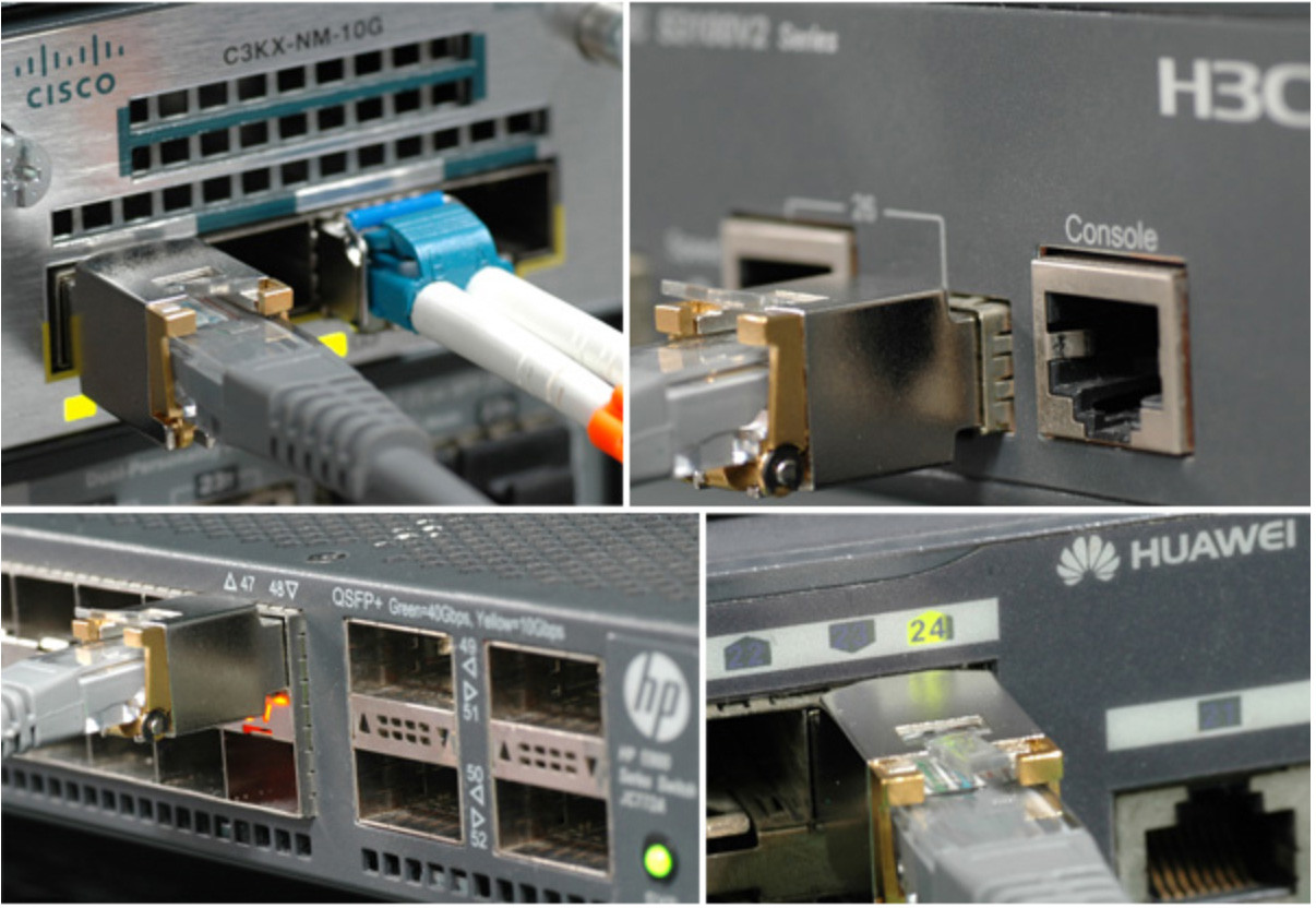 RJ45 Copper SFP Fiber Optic Transceiver 1.25G 1000BASE-T For CAT6 CAT7