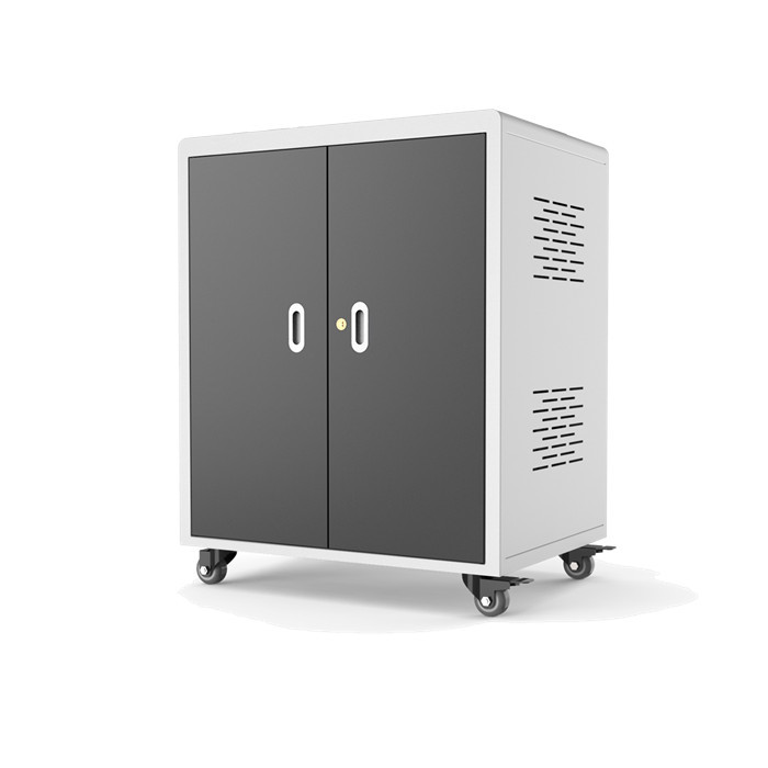 30 Bays Ipad Laptop Charging Trolley For Schools 10A 60hz