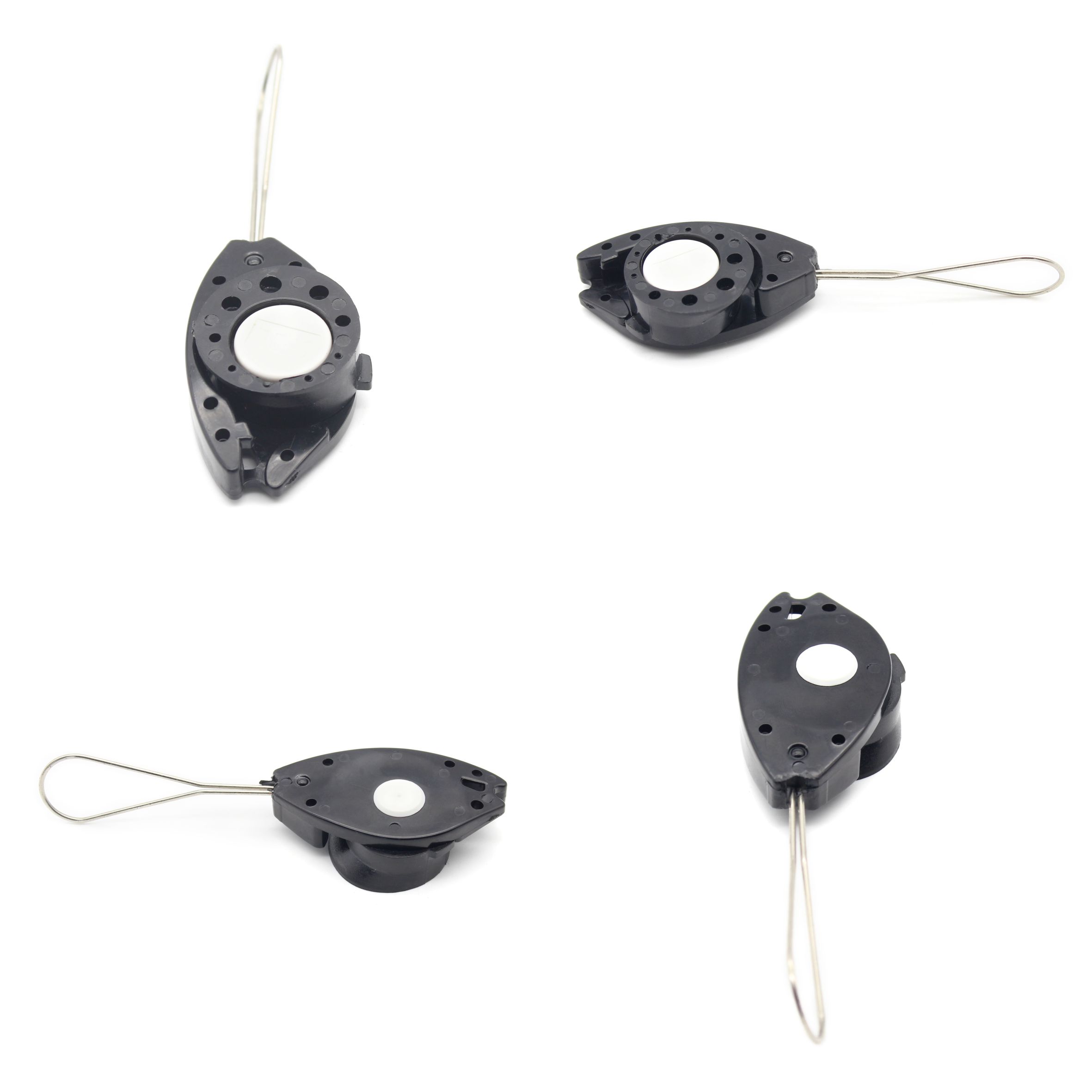 Efficiently Secure Fiber Optic Cables with O Type Fish Tension Metal Bracket Clamp