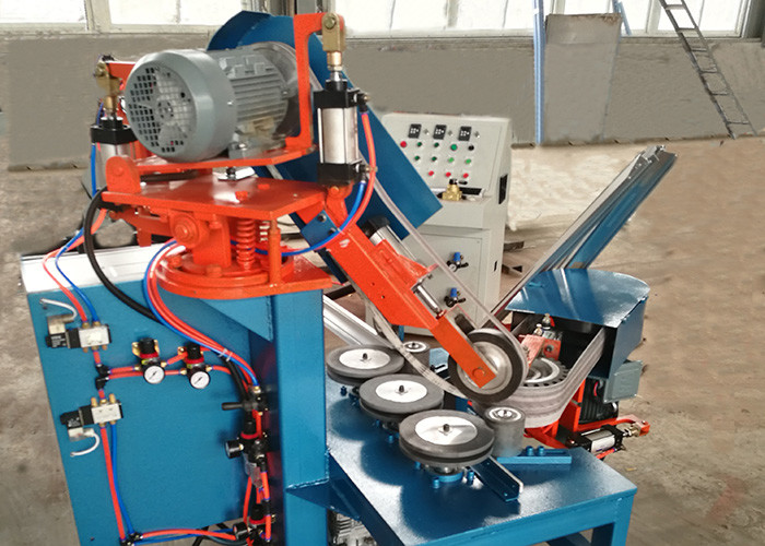 Durable Automatic Grinding Machine Simple Operation For Metal Flat Steel / Square Tube