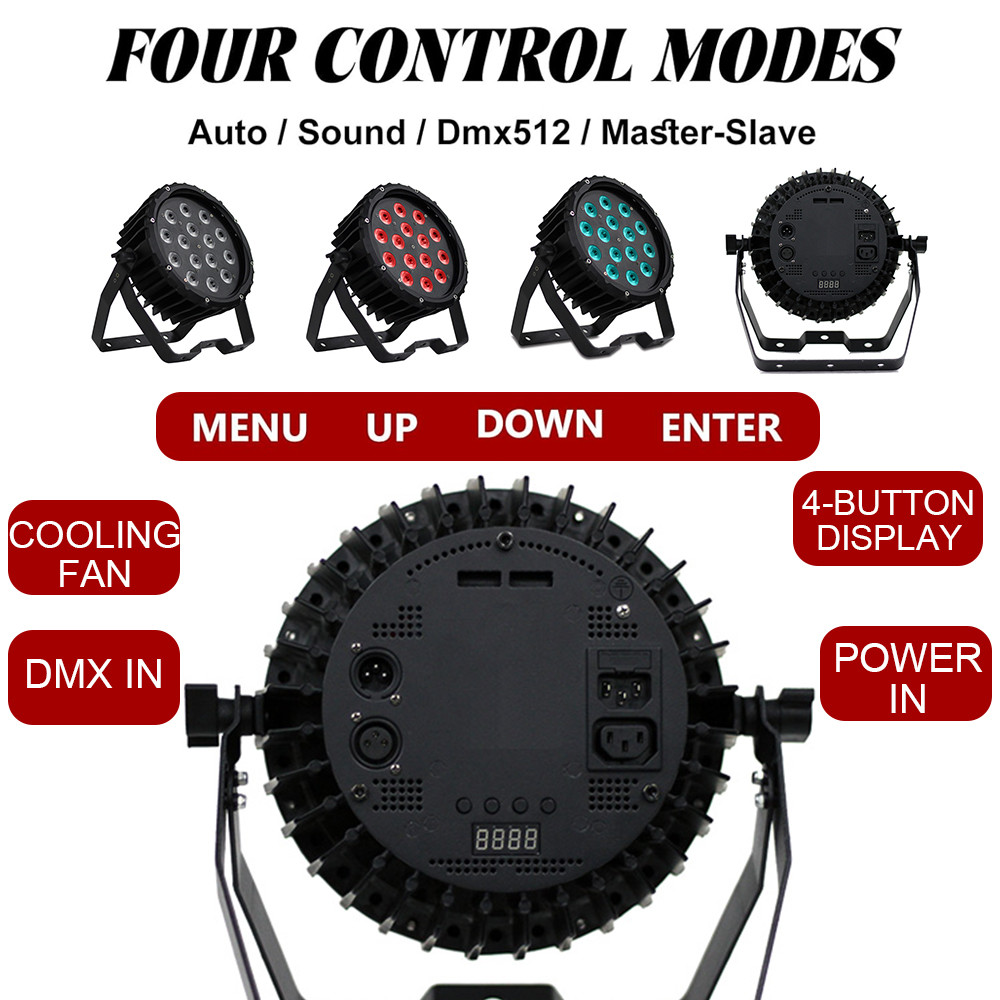 Dimmable LED Par Can Stage Lights