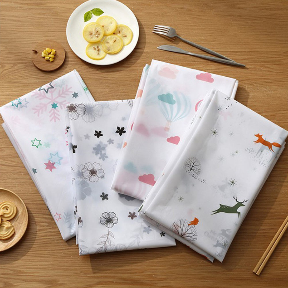 Home Decor Nordic Custom Printed Tablecloth Plastic PEVA material